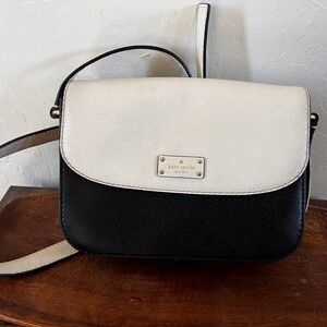 kate spade Black & White Two-Tone Crossbody Bag